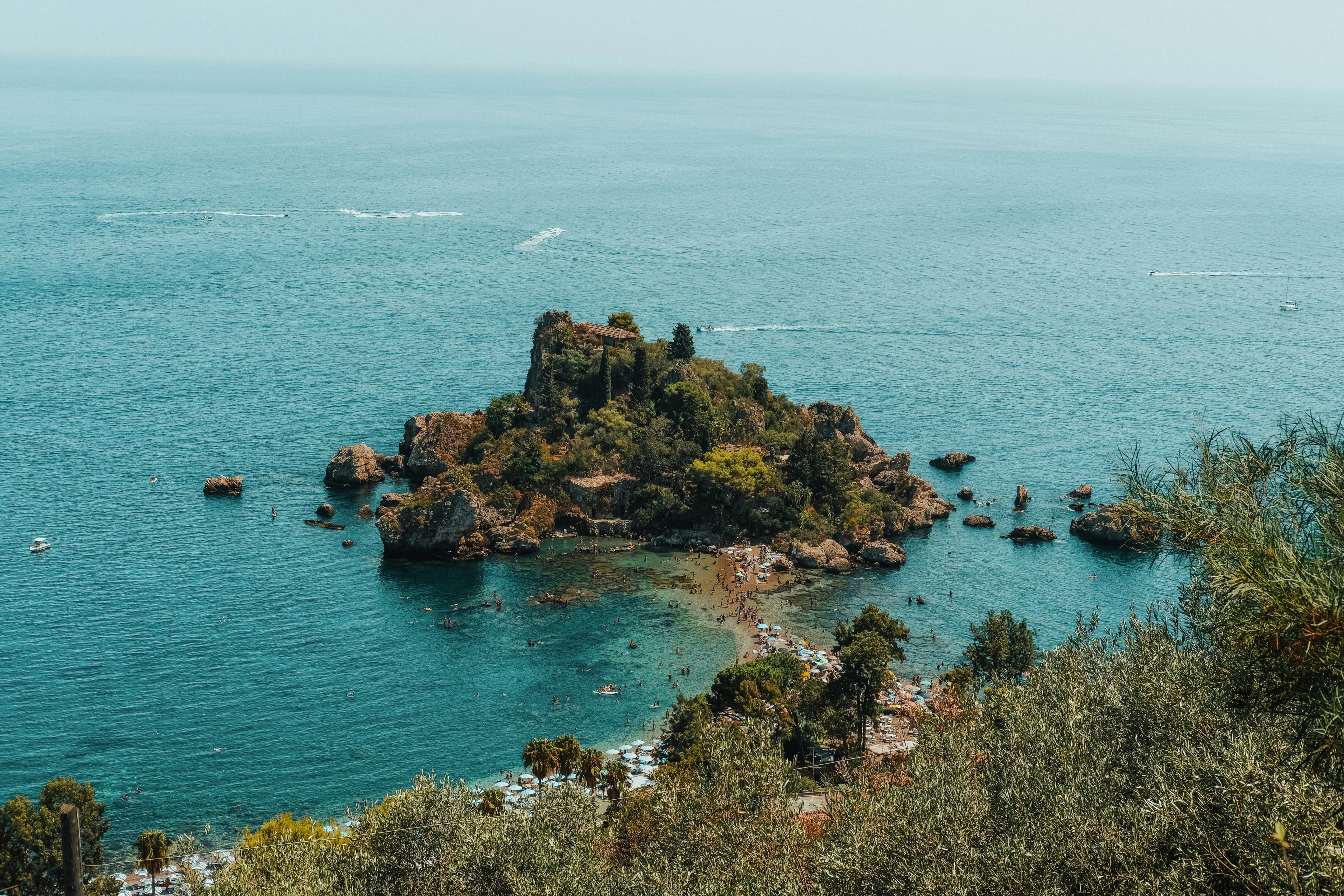 The magnificent Piazza IX Aprile, a beautiful square with a scenic view, is a bustling hub in the city.