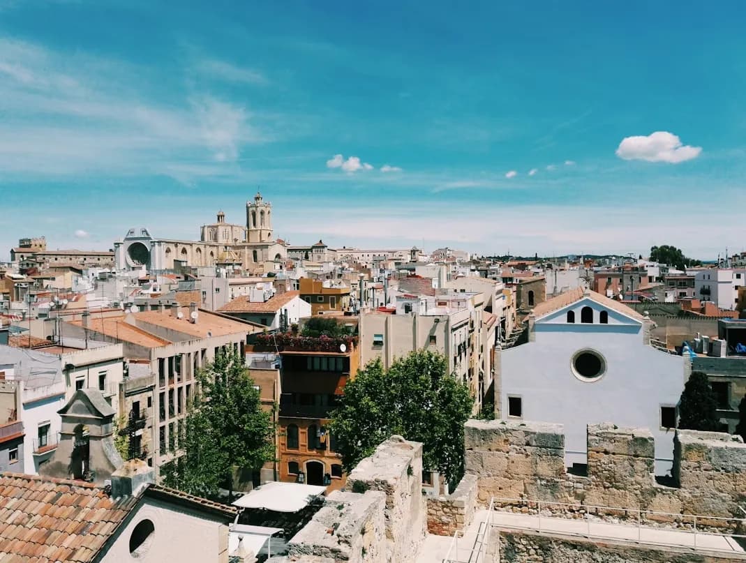 The Roman Amphitheater of Tarragona is an impressive sight, a historic arena with a view of the sea.